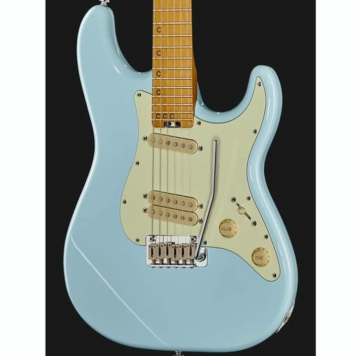 Test, Recensione Chitarra Elettrica Schecter MV-6 Super Sonic Blue BB MN MF