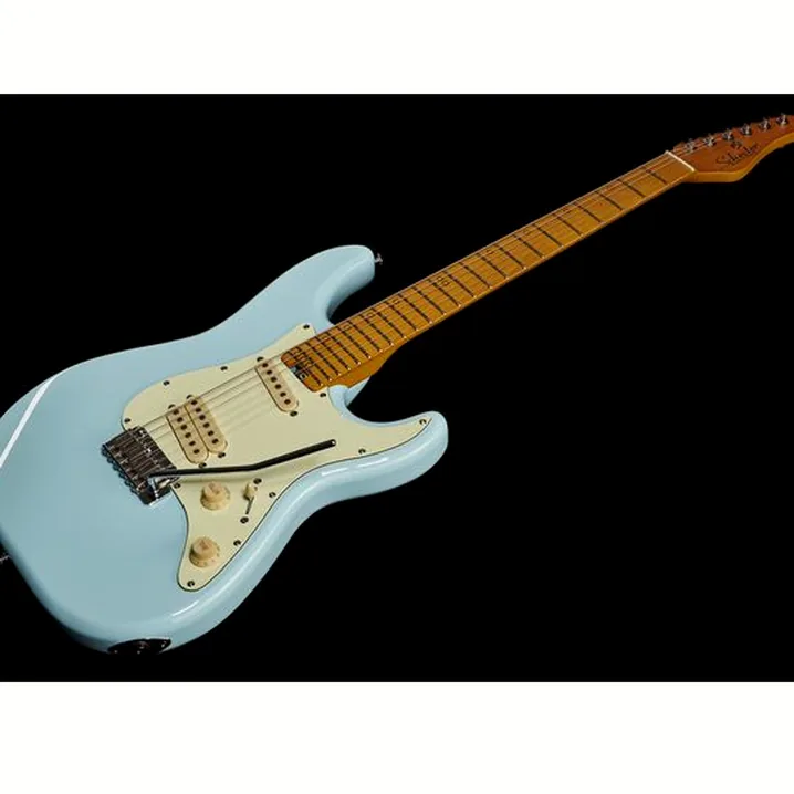 Test, Recensione Chitarra Elettrica Schecter MV-6 Super Sonic Blue BB MN MF