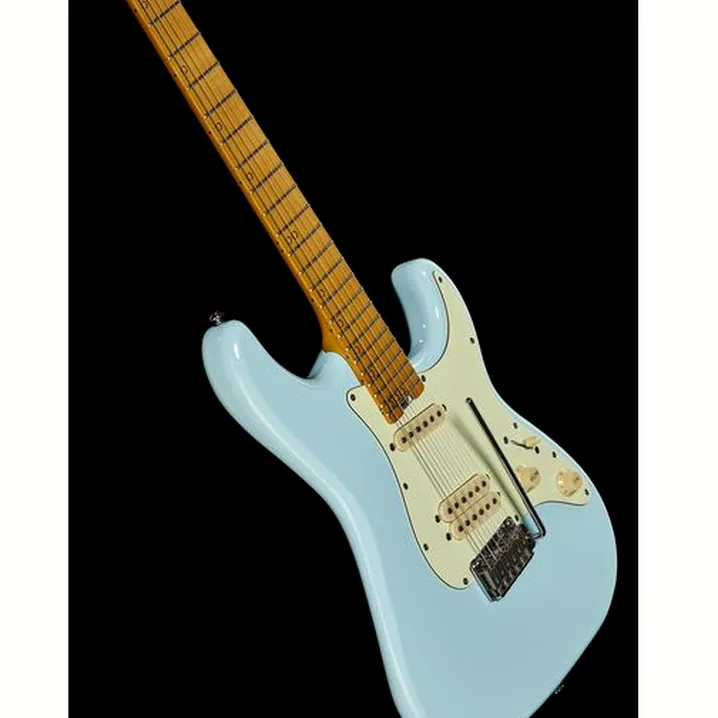 Test, Recensione Chitarra Elettrica Schecter MV-6 Super Sonic Blue BB MN MF
