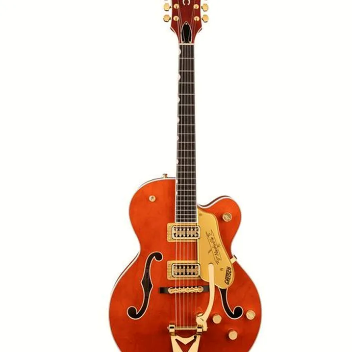 Test, Recensione Chitarra Gretsch G6120TG Nashville Orange Stain